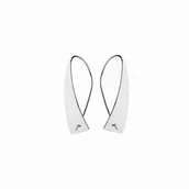 Kolczyki - Srebrne kolczyki gładkie małe żagle pr925 - miniaturka - grafika 1