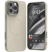 Etui i futerały do telefonów - Etui MERCURY Semi-Silicone MagSafe do Apple iPhone 16 Pro Max Kamienny szary - miniaturka - grafika 1