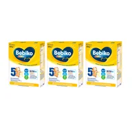 Mleko modyfikowane - Zestaw Bebiko Junior 5 Nutriflor Expert, odżywcza formuła na bazie mleka, dla przedszkolaka, 3 x 600 g - miniaturka - grafika 1