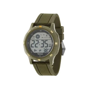 Zegarek Timberland Zielony silikonowy zegarek z ekranem cyfrowym 45 mm - Zegarki męskie - miniaturka - grafika 1