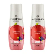 Akcesoria i części AGD - Zestaw Syropów do saturatora SODASTREAM Red Barrel Bez cukru 2x440ml - miniaturka - grafika 1