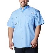 Czapki damskie - Columbia Męska koszulka z krótkim rękawem, biała czapka, duża wysoka - miniaturka - grafika 1