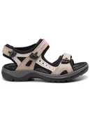 Sandały damskie - ECCO Sandały Offroad 06956354695 Beżowy - miniaturka - grafika 1