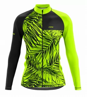 Cote Bluza rowerowa LS damska NEON LEAF - Bluzy na rower - miniaturka - grafika 1
