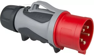 PCE Wtyczka przenośna 32A 5P 400V 6h IP44/54 GRIP 0253-6tt 0253-6tt - Gniazdka elektryczne - miniaturka - grafika 1