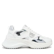 Sneakersy damskie - Sneakersy PINKO Ariel 15 SS0067E022 Biały - miniaturka - grafika 1