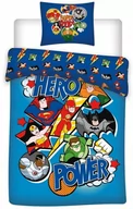 Pościel dla dzieci - Pościel bawełniana dla dziecka 140x200 Justice League batman komiks Hero - miniaturka - grafika 1