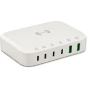 Ładowarki do telefonów - Ładowarka indukcyjna 4SMARTS 469632 100W Biały - miniaturka - grafika 1