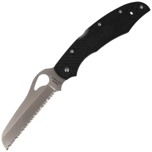 Nóż Spyderco Byrd Cara Cara Rescue 2 FRN Black, Spyder (BY17SBK2) - Noże - miniaturka - grafika 1