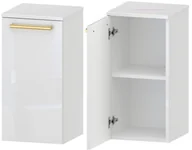 Szafki łazienkowe - Słupek Łazienkowy ATHOS 35 1D D L- Uchwyt Złoty - miniaturka - grafika 1