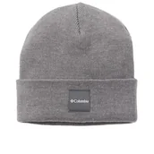 Czapki i chusty sportowe męskie - Czapka Columbia City Trek Heavyweight Beanie 1911251024 - szara - miniaturka - grafika 1