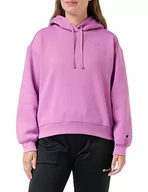 Bluzy damskie - Champion Damska bluza z kapturem, Różowa morwa, M - miniaturka - grafika 1