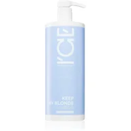 Szampony do włosów - Natura Siberica ICE Professional Keep My Blonde szampon neutralizujący żółte odcienie do włosów rozjaśnionych, z pasemkami w odcieniu chłodnego blondu 1000 ml - miniaturka - grafika 1