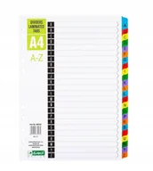 Teczki i skoroszyty - D.rect Przekładki kartonowe A-Z index laminowany - miniaturka - grafika 1