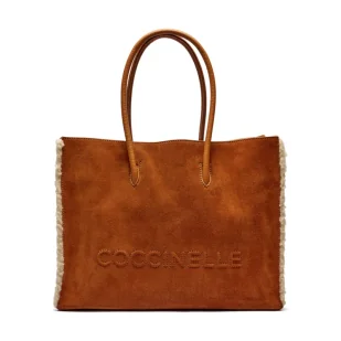 Coccinelle Skórzana shopperka Myrtha - Torebki damskie - miniaturka - grafika 1