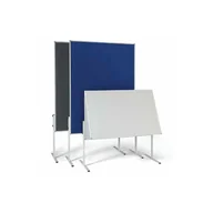 Tablice i flipcharty - B2B Partner Tablica informacyjno - prezentacyjna, tekstylna, szara, składana 1107575WW013 - miniaturka - grafika 1