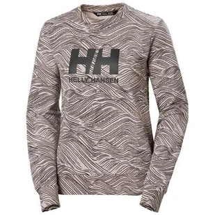 Bluza sportowa damska Helly Hansen Hh Logo Crew Sweat Graphic 2 - Bluzy sportowe damskie - miniaturka - grafika 1