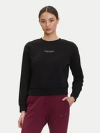 Bluzy damskie - Armani Exchange Bluza XW001451 AF10830 MC021 Czarny Relaxed Fit - miniaturka - grafika 1