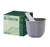 Zestawy kosmetyków damskich - Mediheal Derma Modeling Pack Teatree Calming zestaw do pielęgnacji twarzy maseczka algowa 28 g + serum 2 ml - miniaturka - grafika 1