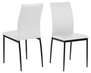 Krzesła - D2.Design Krzesło Demina white PU 212180 - miniaturka - grafika 1