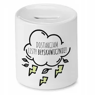 Skarbonki - SKARBONKA DLA LISTONOSZA DOSTARCZAM BŁYSKAWICZNIE z Nadrukiem ze Zdjęciem - miniaturka - grafika 1