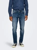 Spodnie męskie - ONLY & SONS Dżinsy - Slim fit - w kolorze niebieskim - miniaturka - grafika 1