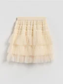 Sukienki i spódniczki dla dziewczynek - Reserved - Tiulowa spódnica - kremowy - miniaturka - grafika 1