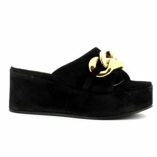 Klapki damskie na koturnie CARINII - Carinii - Klapki i japonki damskie - miniaturka - grafika 1