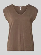 Bluzki damskie - Bluzka o kroju regular fit z mieszanki wiskozy model ‘BILLO’ - miniaturka - grafika 1