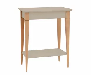 Konsola MIMO z Półką 65x35cm Kawa z Mlekiem - Konsole i sekretarzyki - miniaturka - grafika 1