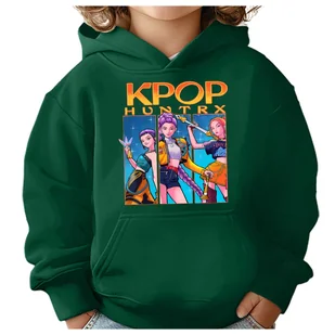 BLUZA DZIECIĘCA K-POPOWE ŁOWCZYNIE DEMONÓW HUNTRIX 104 Z KAPTUREM - Bluzy dla dziewczynek BLUZA DZIECIĘCA K-POPOWE ŁOWCZYNIE DEMONÓW HUNTRIX 104 Z KAPTUREM - Bluzy dla dziewczynek - miniaturka - grafika 1