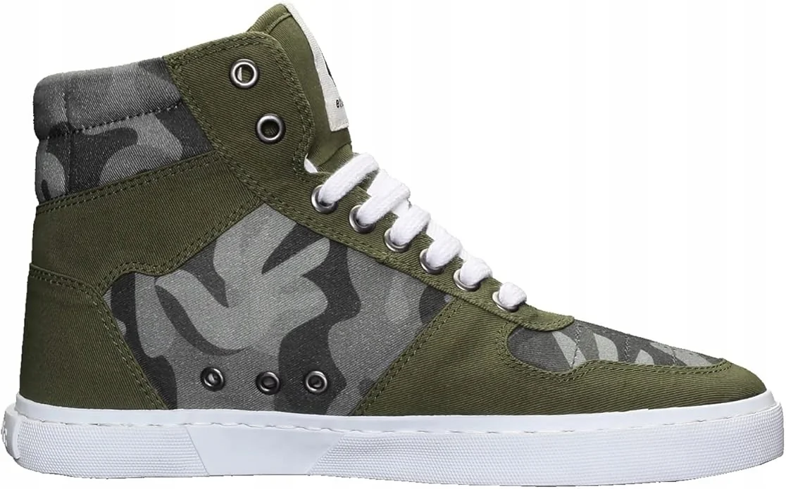 ETHLETIC TRAMPKI DAMSKIE WYSOKIE KHAKI MORO MATERIAŁ 36 6MA