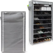 Szafki na buty - relaxdays 2 x szafka na buty VALENTIN wysoki antracyt - miniaturka - grafika 1