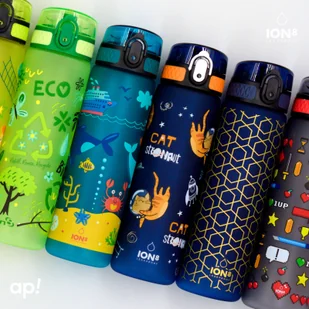 ION8 Różowa butelka na wodę w jednorożce 500 ml - Butelki filtrujące - miniaturka - grafika 9