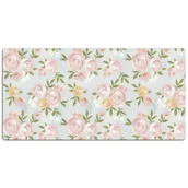 Podkładki na biurko - Mata ochronna na biurko Malowane kwiaty 120x60 cm - miniaturka - grafika 1