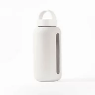 Shakery i bidony sportowe - Bink - Szklana Butelka Do Monitorowania Dziennego Nawodnienia Day Bottle, 800Ml - White - miniaturka - grafika 1