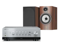 Zestawy stereo - Yamaha R-N1000A (srebrny) + 706 S3 (mokka) - miniaturka - grafika 1