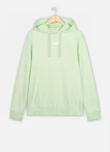 WRANGLER LOGO HOODIE MĘSKA BLUZA GREEN SPRAY W6C4HLXHR 112130707 - Wrangler - Bluzy męskie - miniaturka - grafika 1