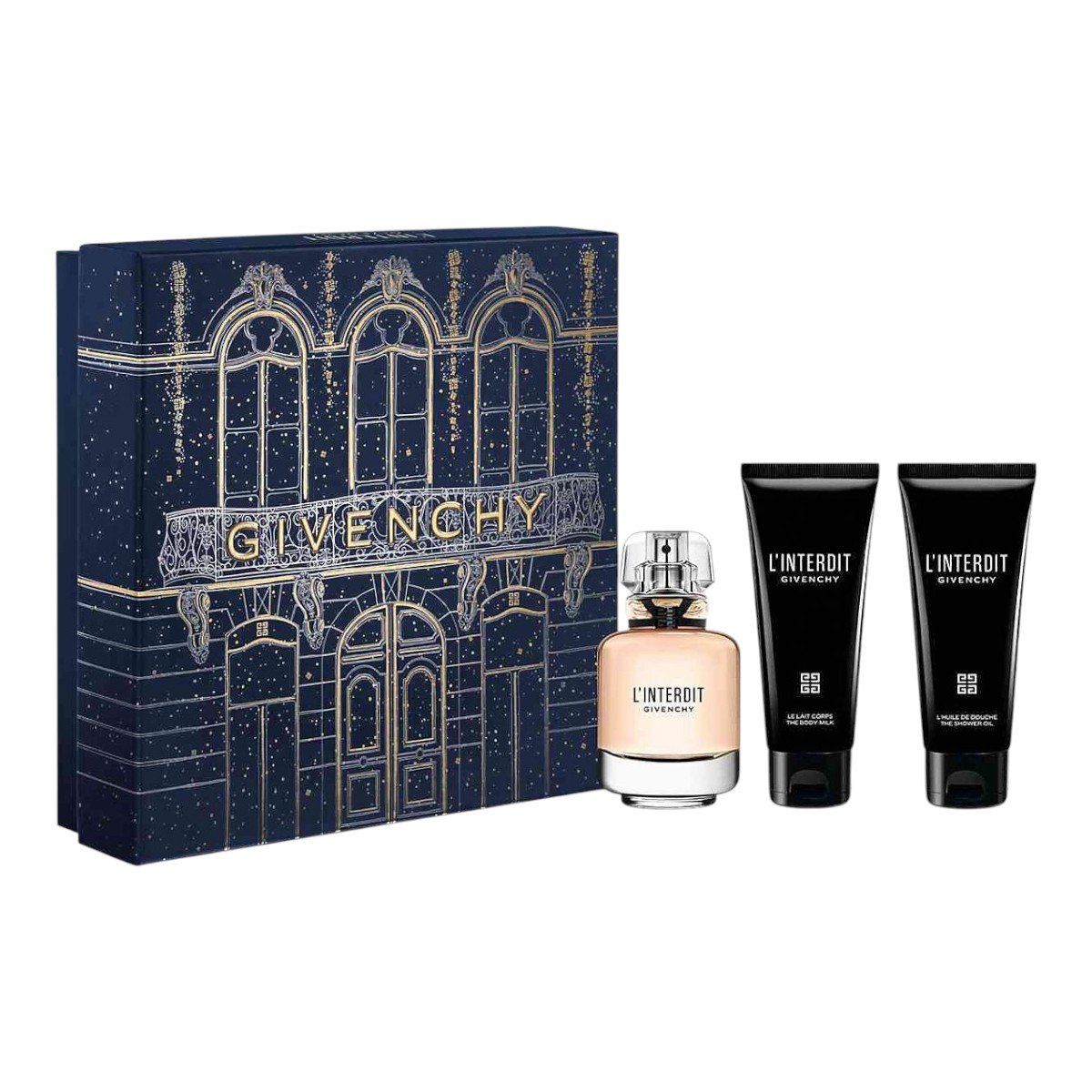 Givenchy L'Interdit Zestaw: woda perfumowana + balsam do ciała + żel pod prysznic