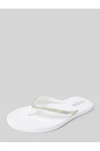 Japonki z obszyciem kamieniami stras - Guess - Klapki i japonki damskie - miniaturka - grafika 1