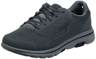 Skechers Gowalk 5 Trampki - sportowe buty treningowe z chłodzoną powietrzem pianką męskie trampki, Węgiel/czarny, 45.5 EU X-Bred - Trampki męskie - miniaturka - grafika 1