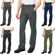 Spodnie męskie - Lee Cooper męskie spodnie cargo trouser, szare, 40 W/33 l (długie) - miniaturka - grafika 1