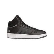 Półbuty damskie - Damskie Buty ADIDAS HOOPS 3.0 MID GW5456 – Czarny - miniaturka - grafika 1