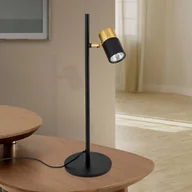 Lampy stojące - ORION Lampa stołowa Kevin, obrotowy spot czarny/złoty - miniaturka - grafika 1