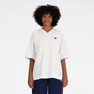 Koszulki i topy damskie - Koszulka damska New Balance WT41512SST  biała - miniaturka - grafika 1