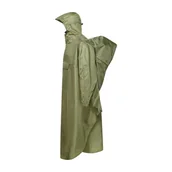 Plecaki - Peleryna trekkingowa z miejscem na plecak Fjord Nansen Backpacker Poncho olive drab - L/XL - miniaturka - grafika 1