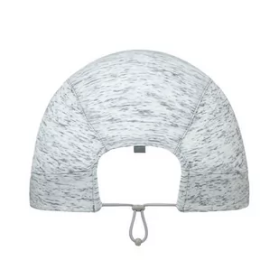 BUFF Czapka biegowa z daszkiem PACK SPEED CAP Light Grey HTR - Czapki i chusty sportowe męskie - miniaturka - grafika 2