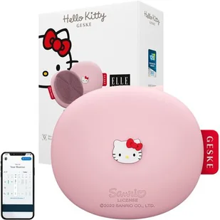 Szczoteczka do czyszczenia twarzy 3w1 z uchwytem Geske z Aplikacją (Hello Kitty różowy) - Szczoteczki do twarzy - miniaturka - grafika 1