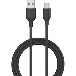 Kabel USB - USB Typ-C DEVIA Jelly 2.4A 1.2 m Czarny - Kable USB - miniaturka - grafika 1