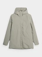 Kurtki damskie - Damska kurtka parka przejściowa 4F 4FWSS25TTJAF686 - oliwkowa - miniaturka - grafika 1
